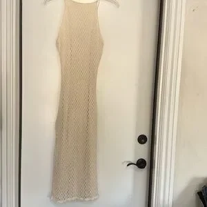 slim fit dress slacks Zara Rose Crochet Mini Dress